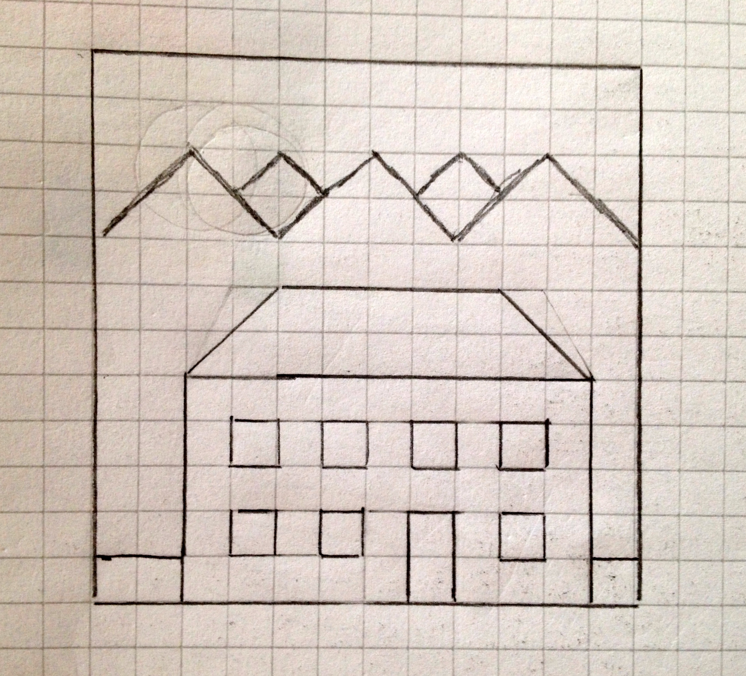 Easy Drawings On Graph Paper