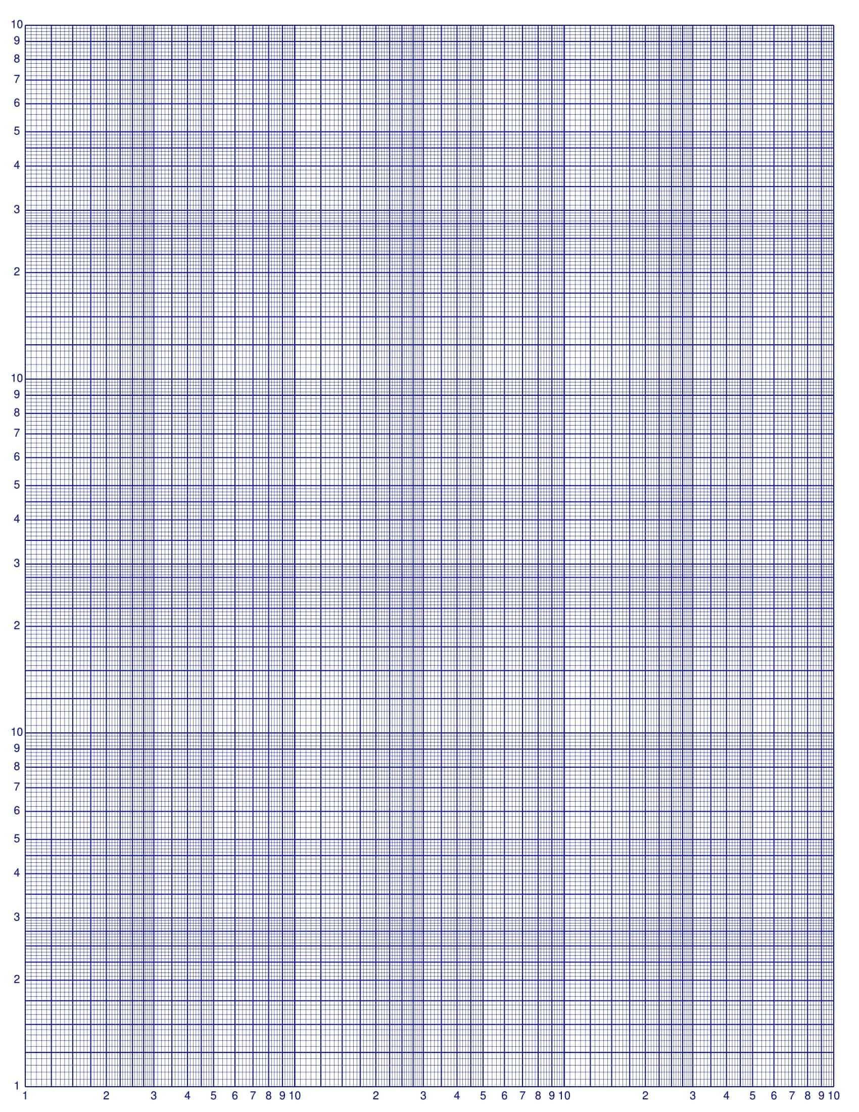 Two Decade Log Paper Letter Sized FREE Download