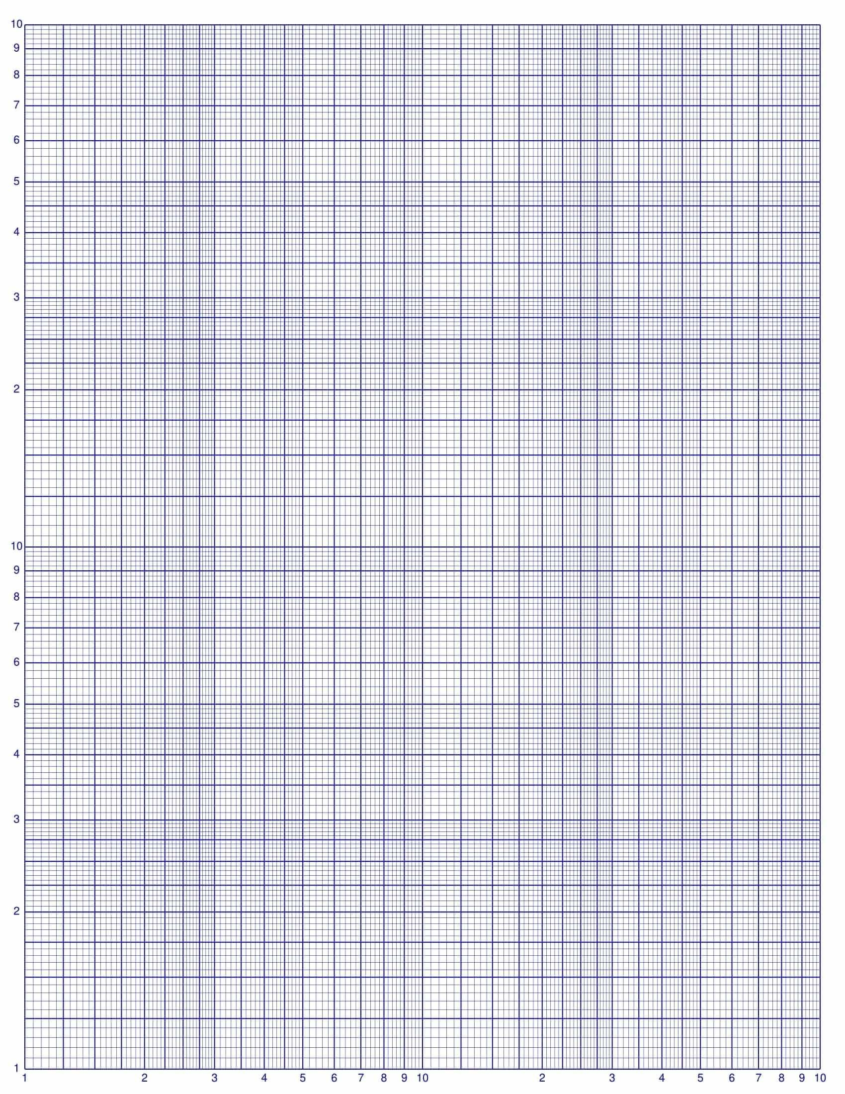 Two Decade Log Paper Letter Sized FREE Download