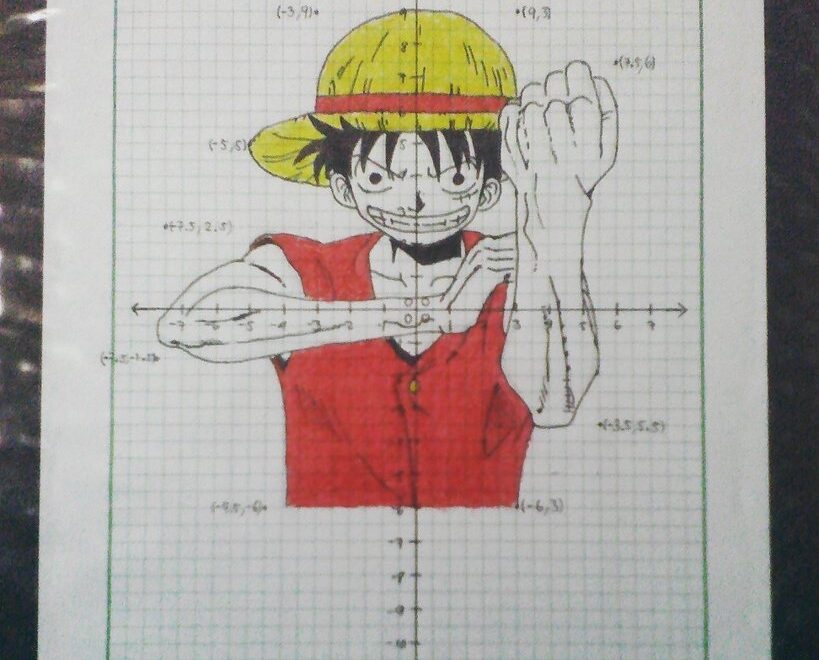 Unknown me91 On X Done draw To Graphing Paper monkey D Luffy math Https t co wr4PicR6OW X