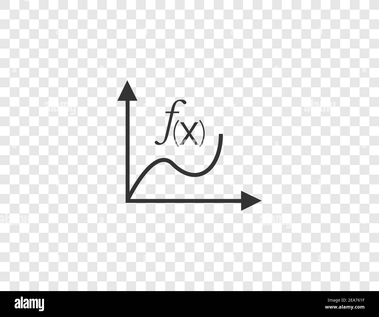 Black And White Math Graph Icon