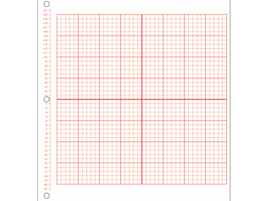 Vertical Numbered Graph Paper 4 Quadrant Grid With 3 16 Squares Accentuated Axes Double Sided Red Lined 500 Sheet Ream Three Hole Punched Walmart