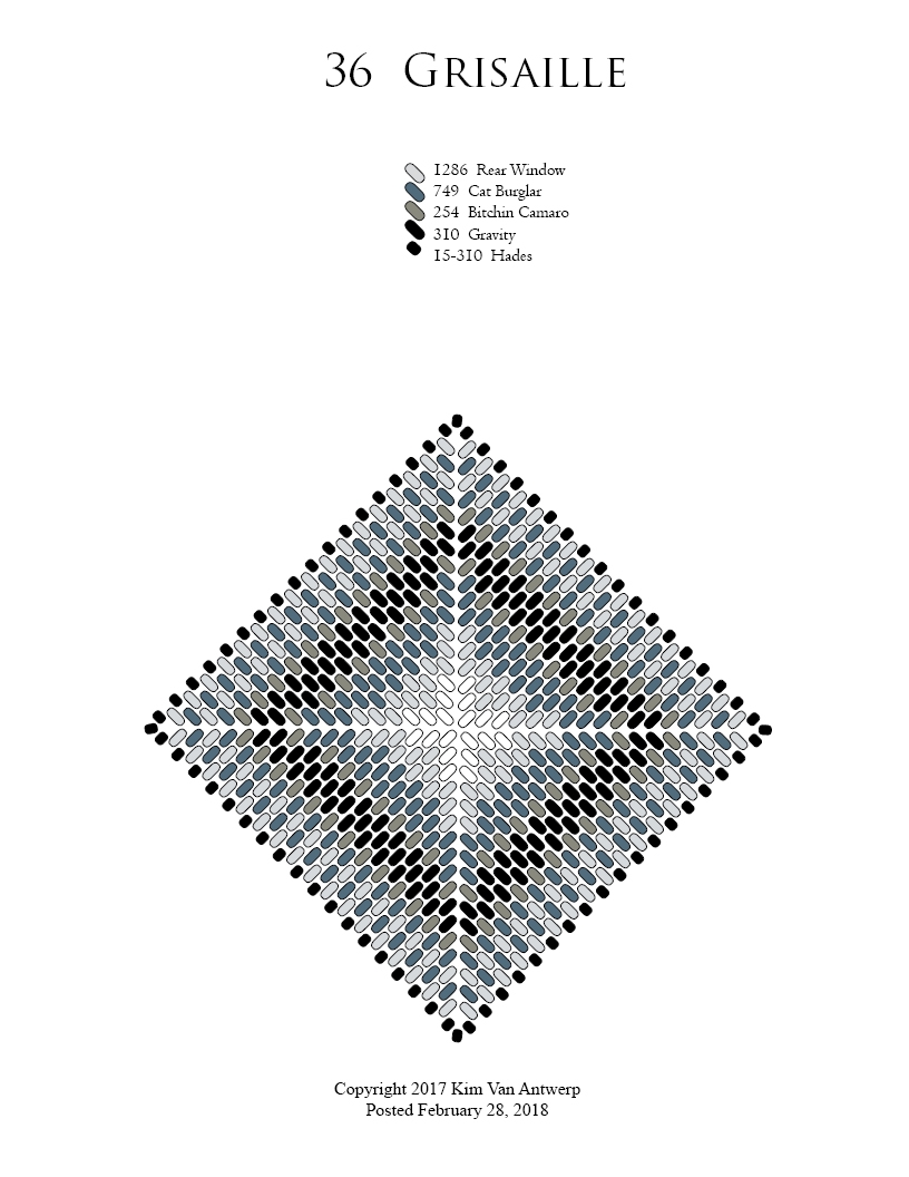 Peyote Triangle Graph Paper