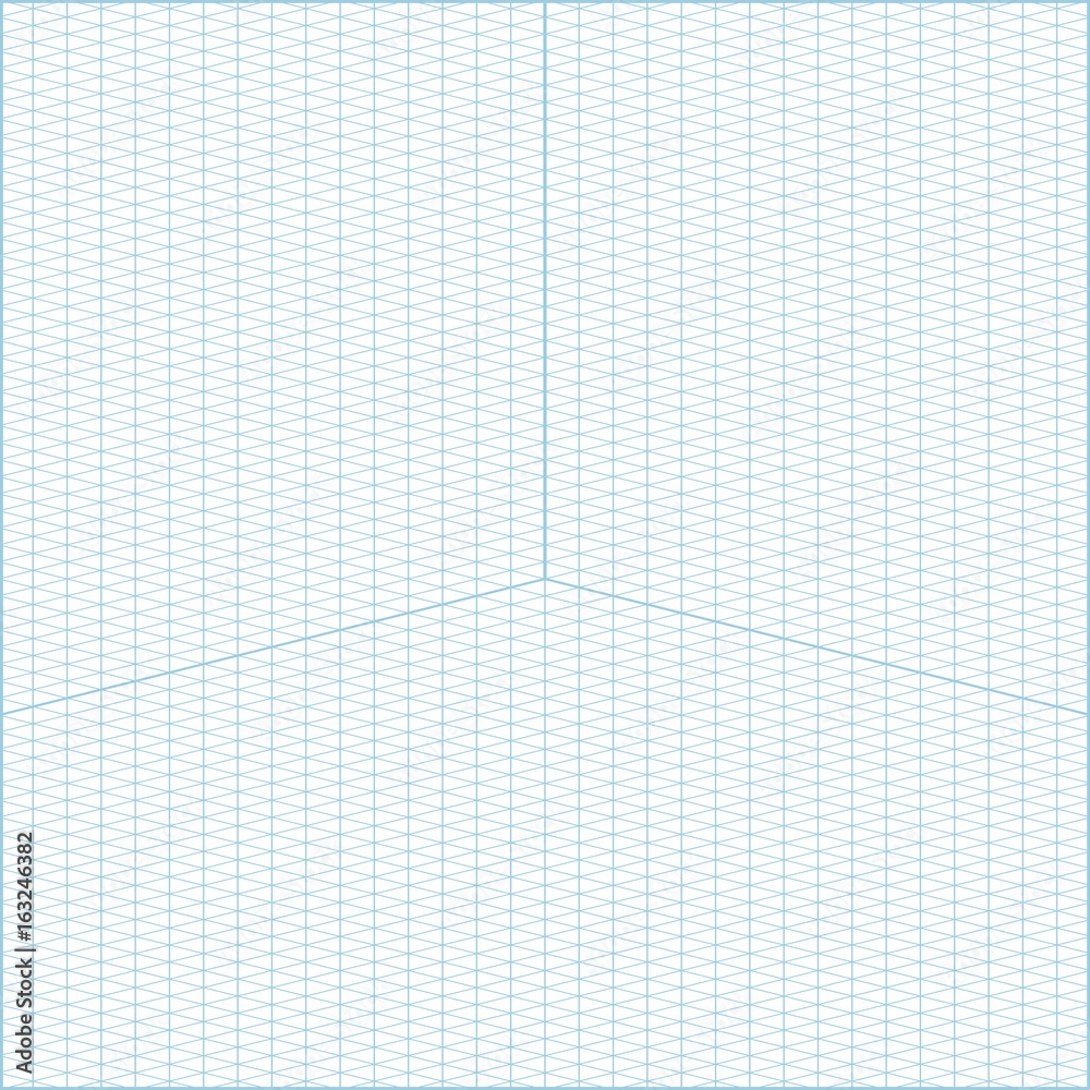 Isometric Graph Paper Background