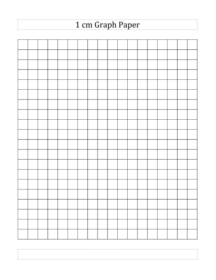 Printable Metric Graph Paper 1mm