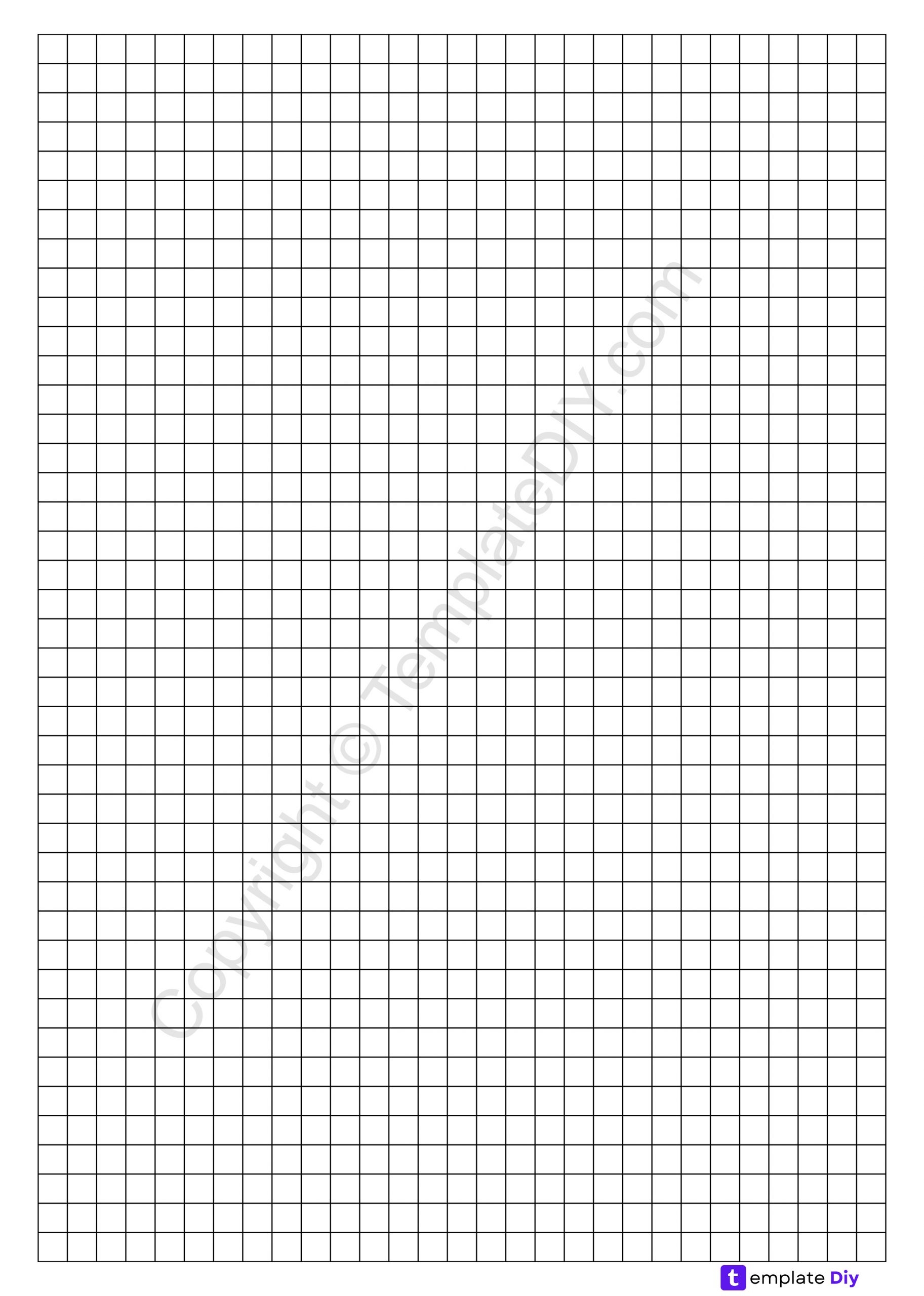 1 4 Graph Paper Grid Paper Printable Template In PDF