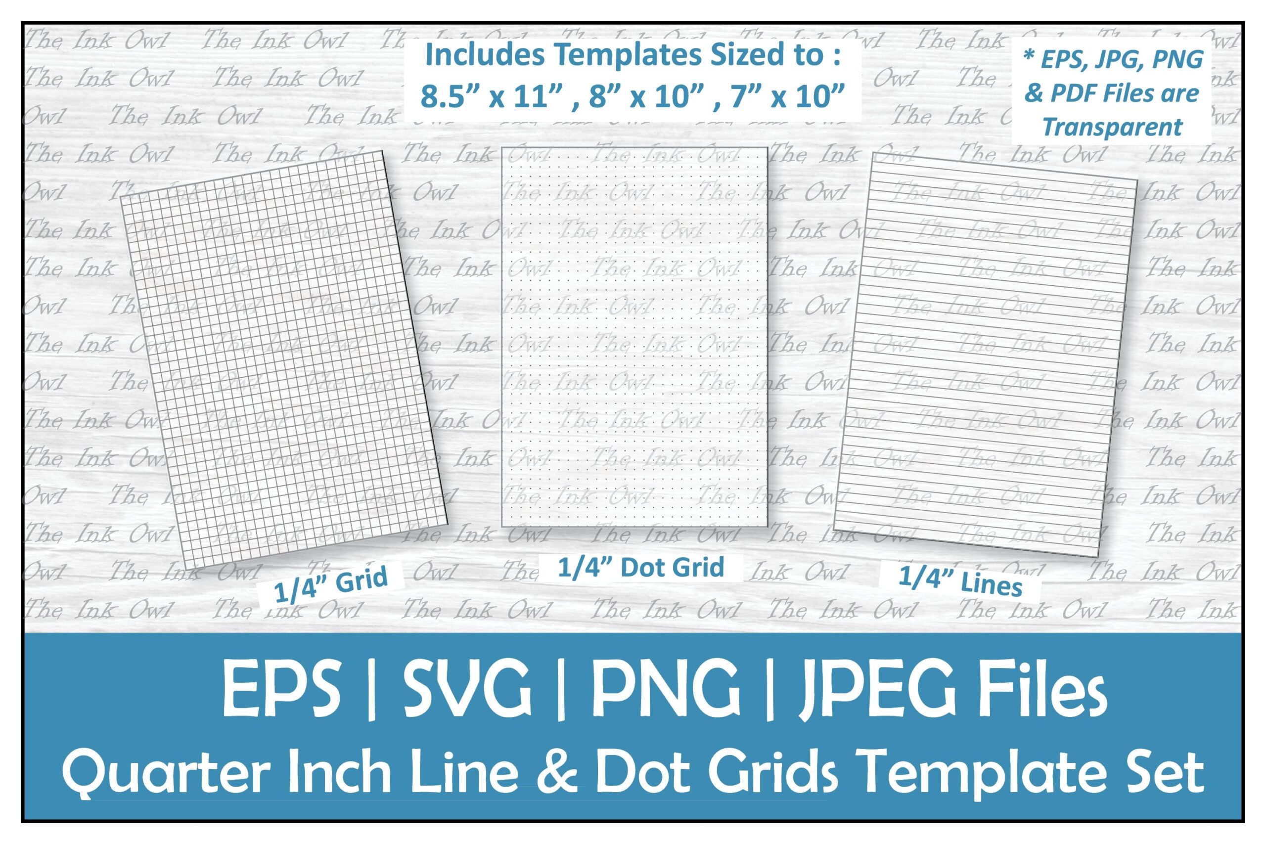 1 4 Quarter Inch Paper Grid Template With Lines Dots