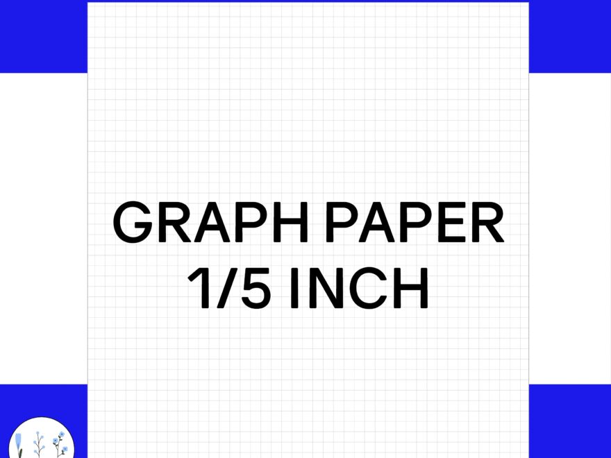 1 5 Graph Paper Printable Full Page 8 5 X 11 Pdf Digital Instant Download Etsy