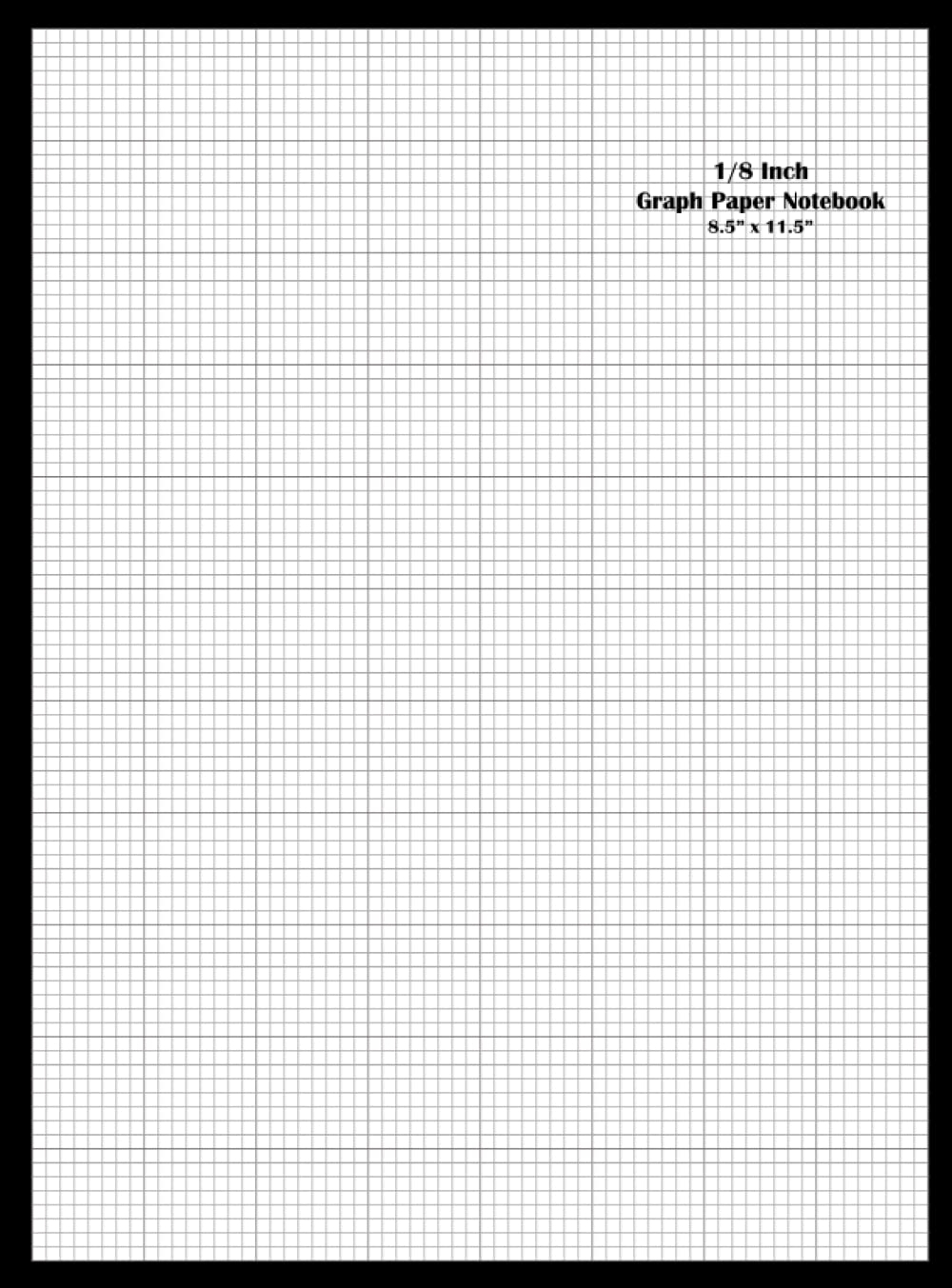 1 8 Inch Graph Paper Notebook 8 X 8 Quad Desertcart Cyprus