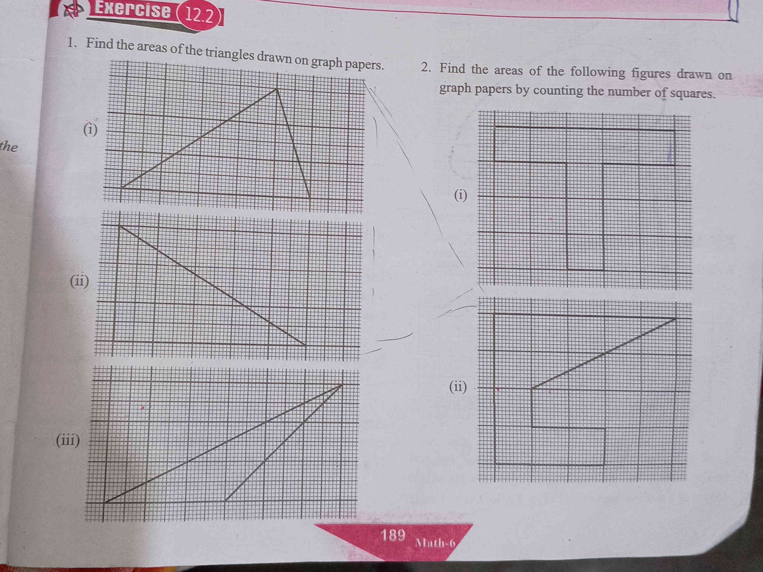 Images Triange Drawn On Graph Paper