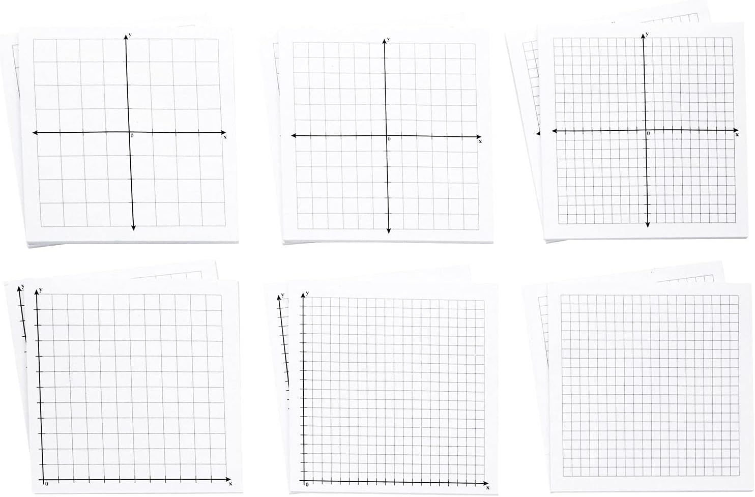 10 Pack Of Graph Paper Sticky Note Pads 6 Designs Botswana Ubuy