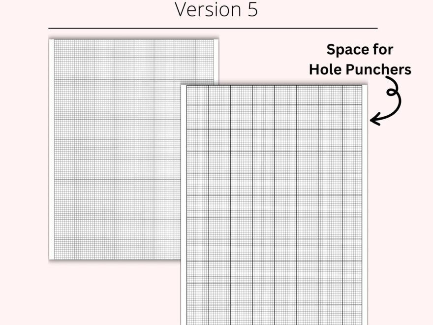 10 Squares Per Inch Graph Paper Bundle Printable Cross Stitch Paper Printable Grid Paper Squared 10 X 10 Graph Paper Instant Download Etsy