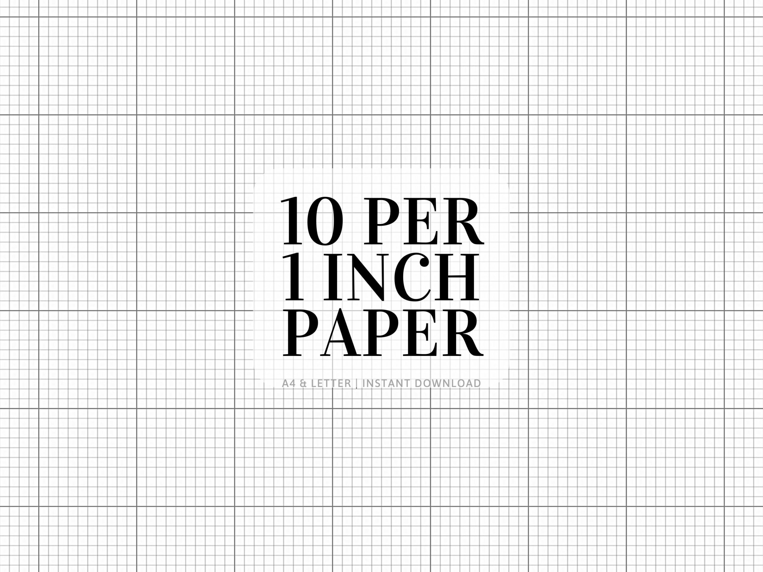 Printable 10 Square Per Inch Graph Paper Printable 10 Square Per Inch Graph Paper