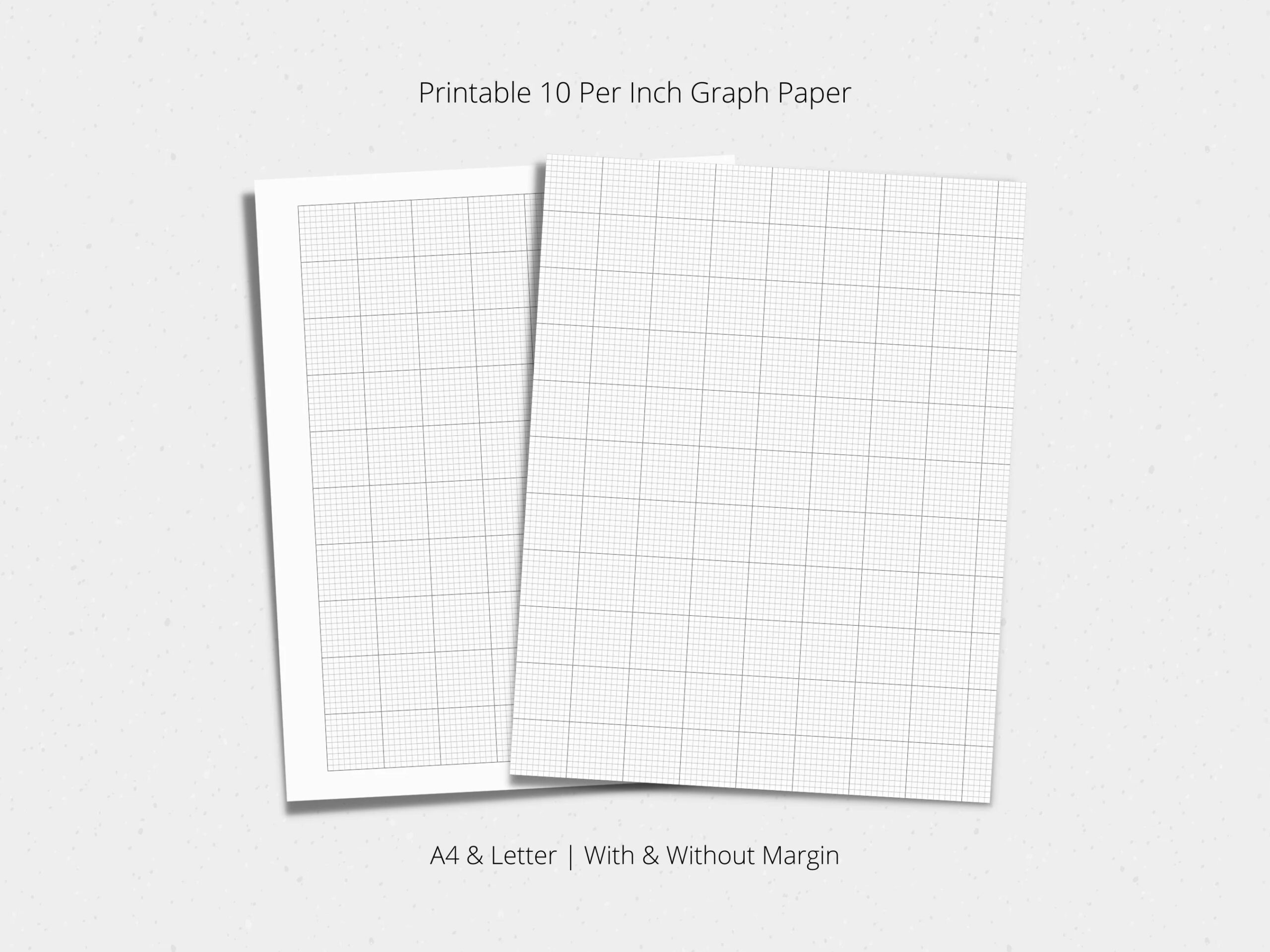 10 Squares Per Inch Graph Paper Printable 10x10 Graph Paper Cross Stitch Paper A4 Letter Printable Grid Paper Instant Download Etsy