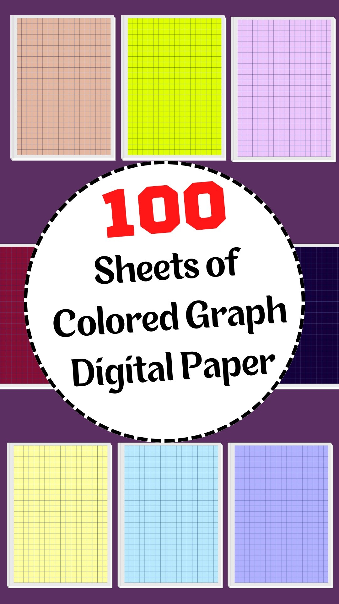 Graph Paper With Color Printable