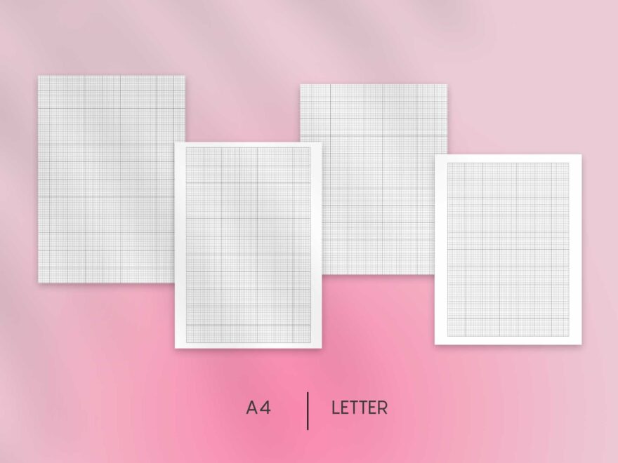 10x10 Grid Graph Paper Printable Digital Products With Reselling Rights PLR