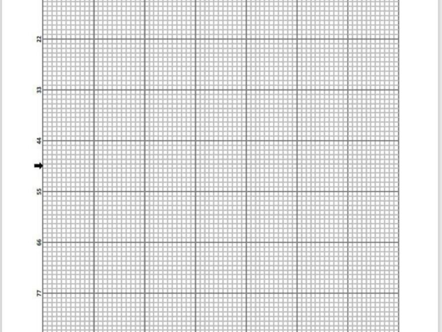 14 Count Graph Paper Cross Stitch Graph Paper Notebook 18 Squares Per Inch Grid Embroidery Needlework Large Print Din A4 110 Pages With 18 Lines Per Inch Chart For All Your