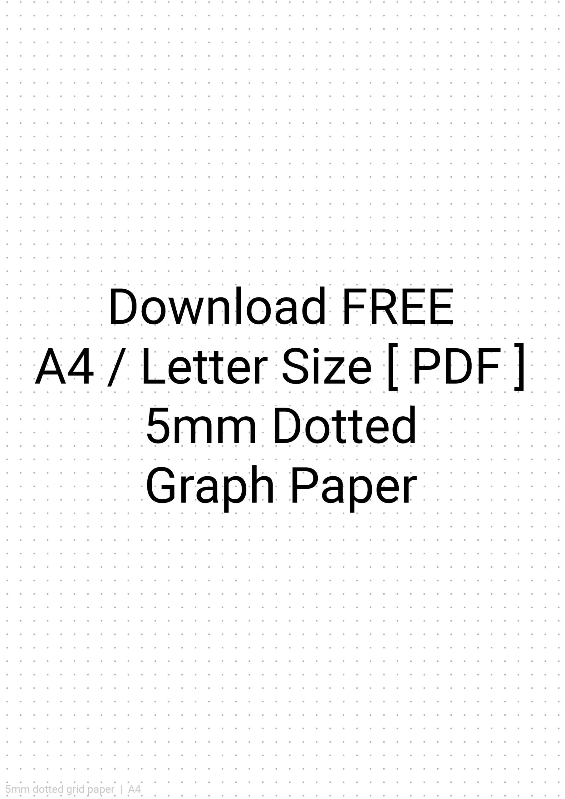 14 Free Printable Graph Paper Templates PDF 