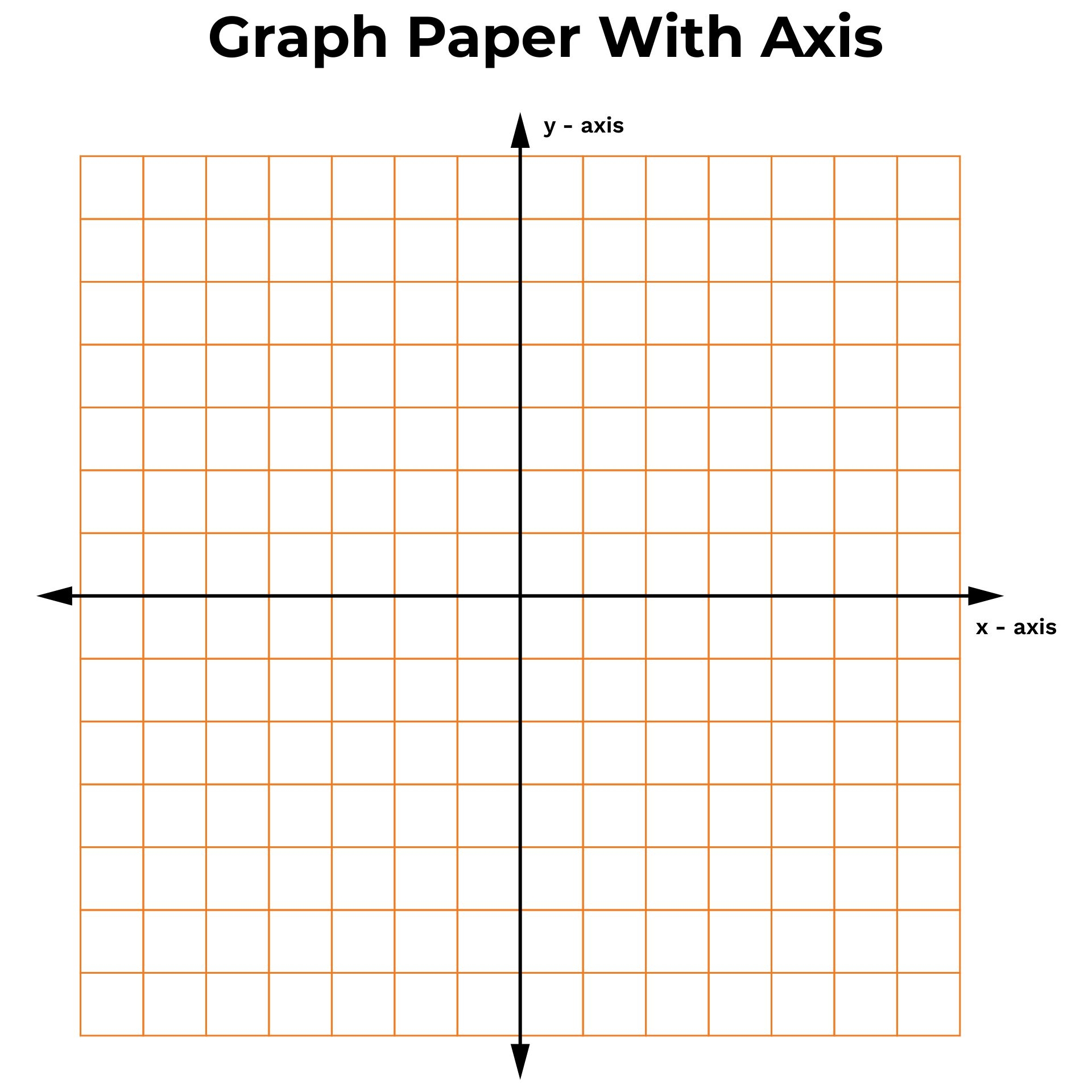 Printable Graph Paper Blank With Axix