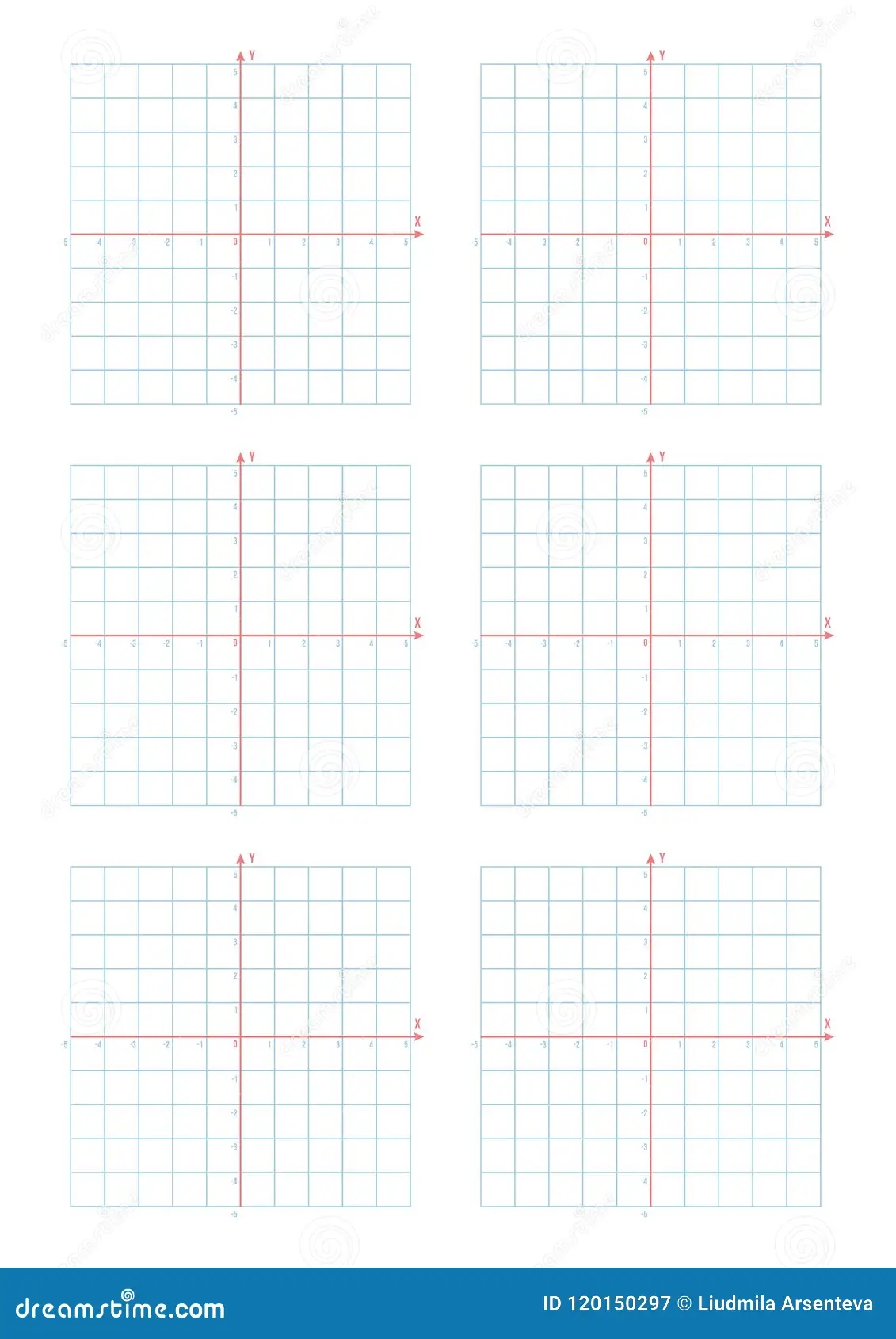 Coordinate Plane Printable Graph Paper