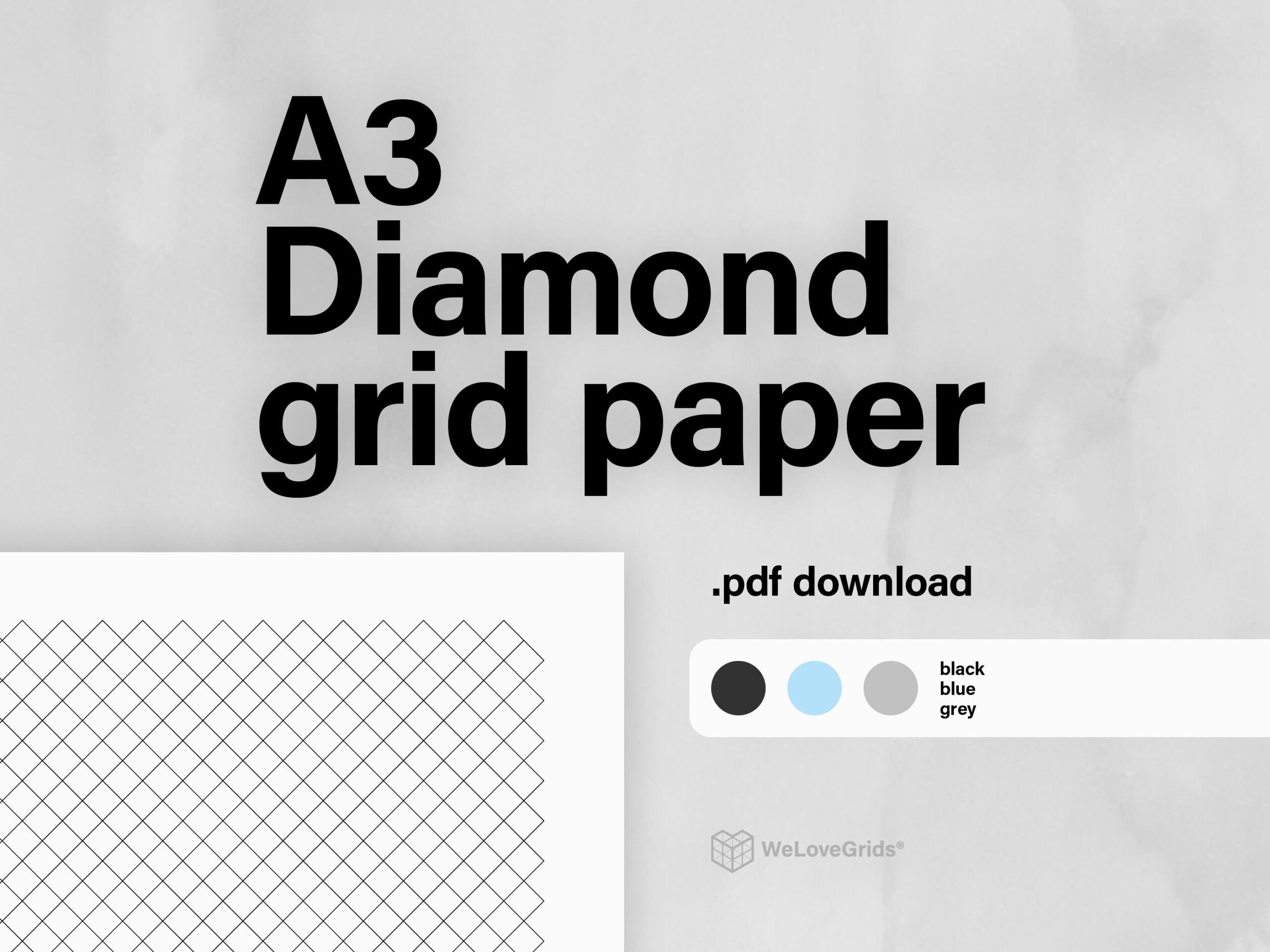 Printable Diamond Graph Paper
