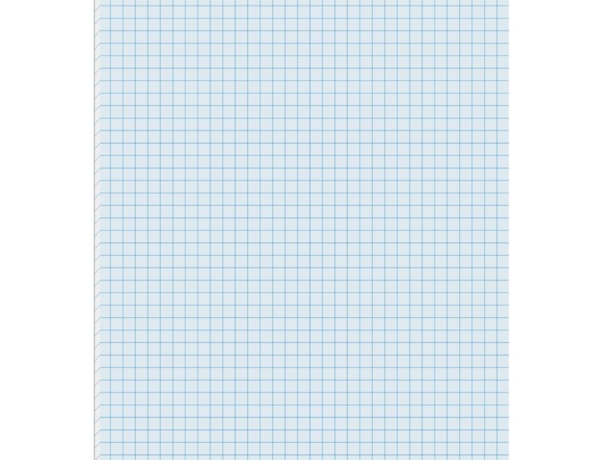 A5 Paper 50 Sheet Large 24 X 36 Graph Paper Desk Pad With 1 And 1