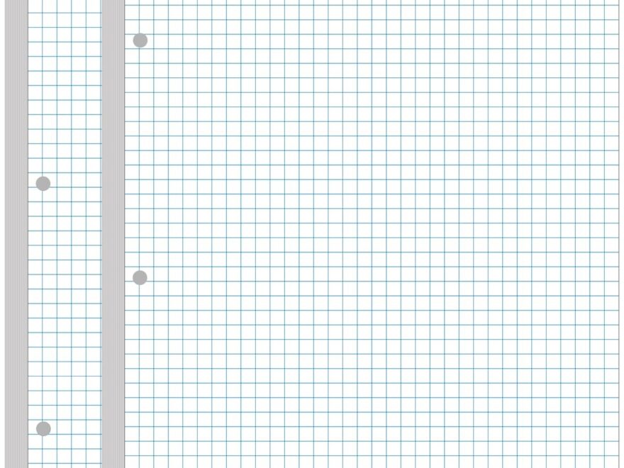 Amazon 2 Pack A4 Grid Filler Paper 3 Hole Graph Paper 200Sheets 400Pages Loose Leaf Paper 100gsm White Paper 8 5 X 11 Office Products