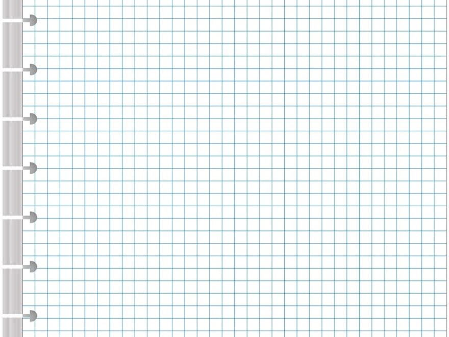 Amazon A4 TUL Discbound Grid Filler Paper 11 Disc Graph Paper Letter Size 100Sheets 200Pages Loose Leaf Paper 100gsm White Paper 8 5 X 11 Office Products