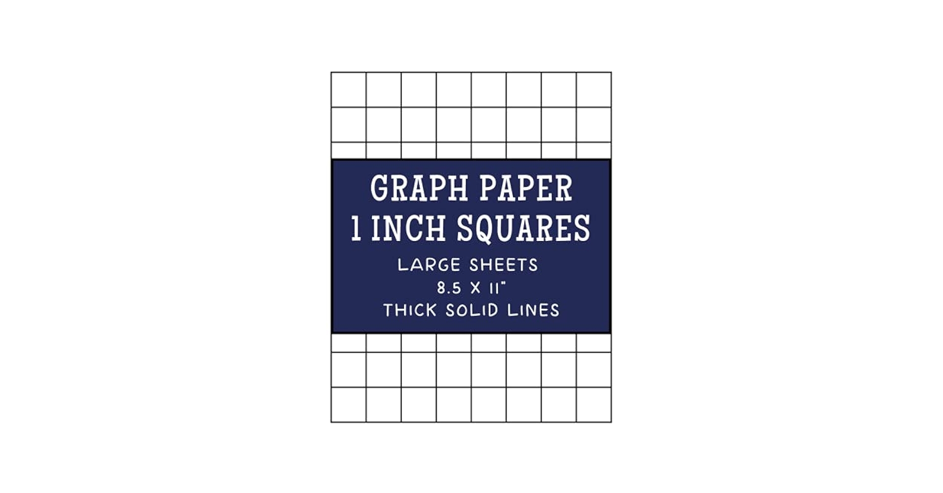 1 Inch Graph Paper Free Printable