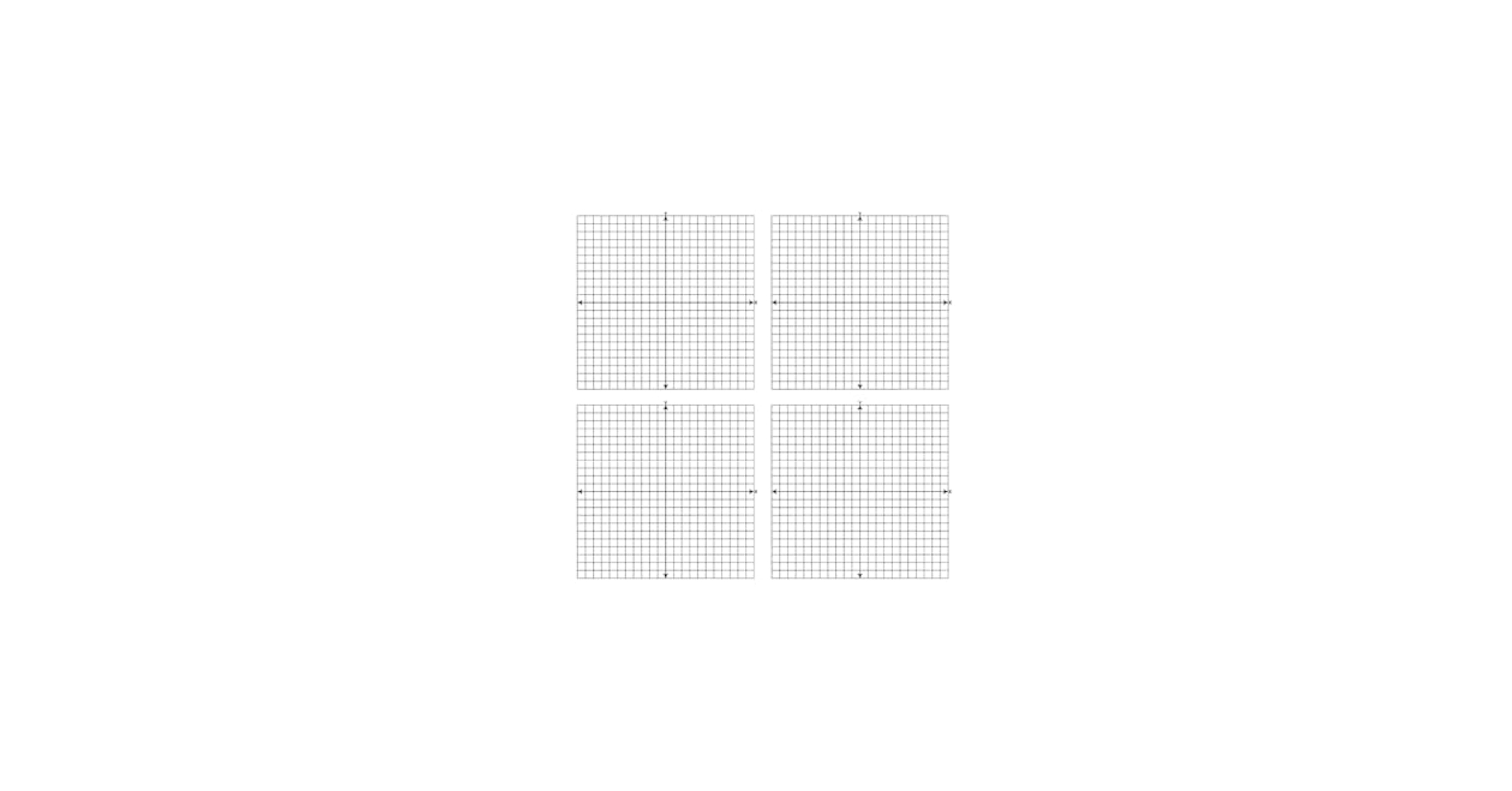 Standard Cartesian Graph Paper
