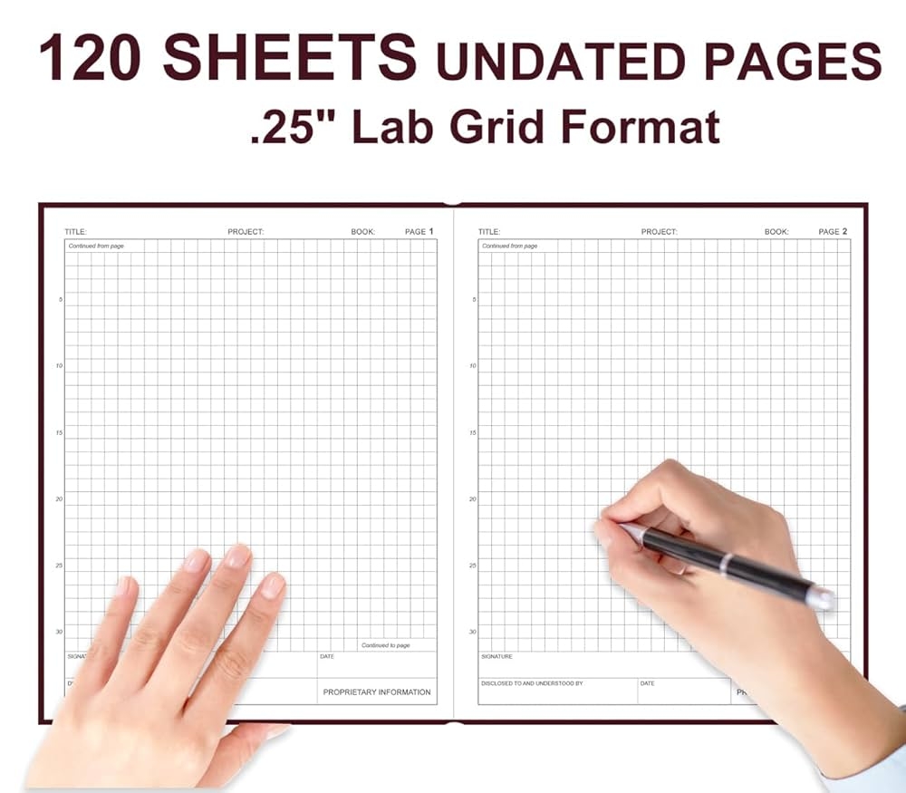 Amazon Lab Notebook Laboratory Notebook 25 Grid Format Laboratory Notebook Quad Ruled Science Lab Book With Grid Pages Table Of Contents For Chemistry Physics Biology 8 X 10 Red Office Amazon Lab Notebook Laboratory Notebook 25 Grid Format Laboratory Notebook Quad Ruled Science Lab Book With Grid Pages Table Of Contents For Chemistry Physics Biology 8 X 10 Red Office
