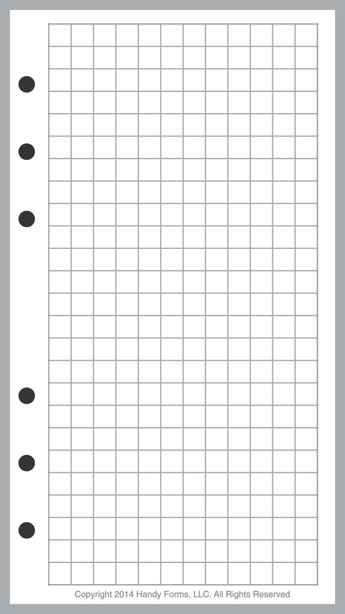 Graph Paper Different Sizes Printable