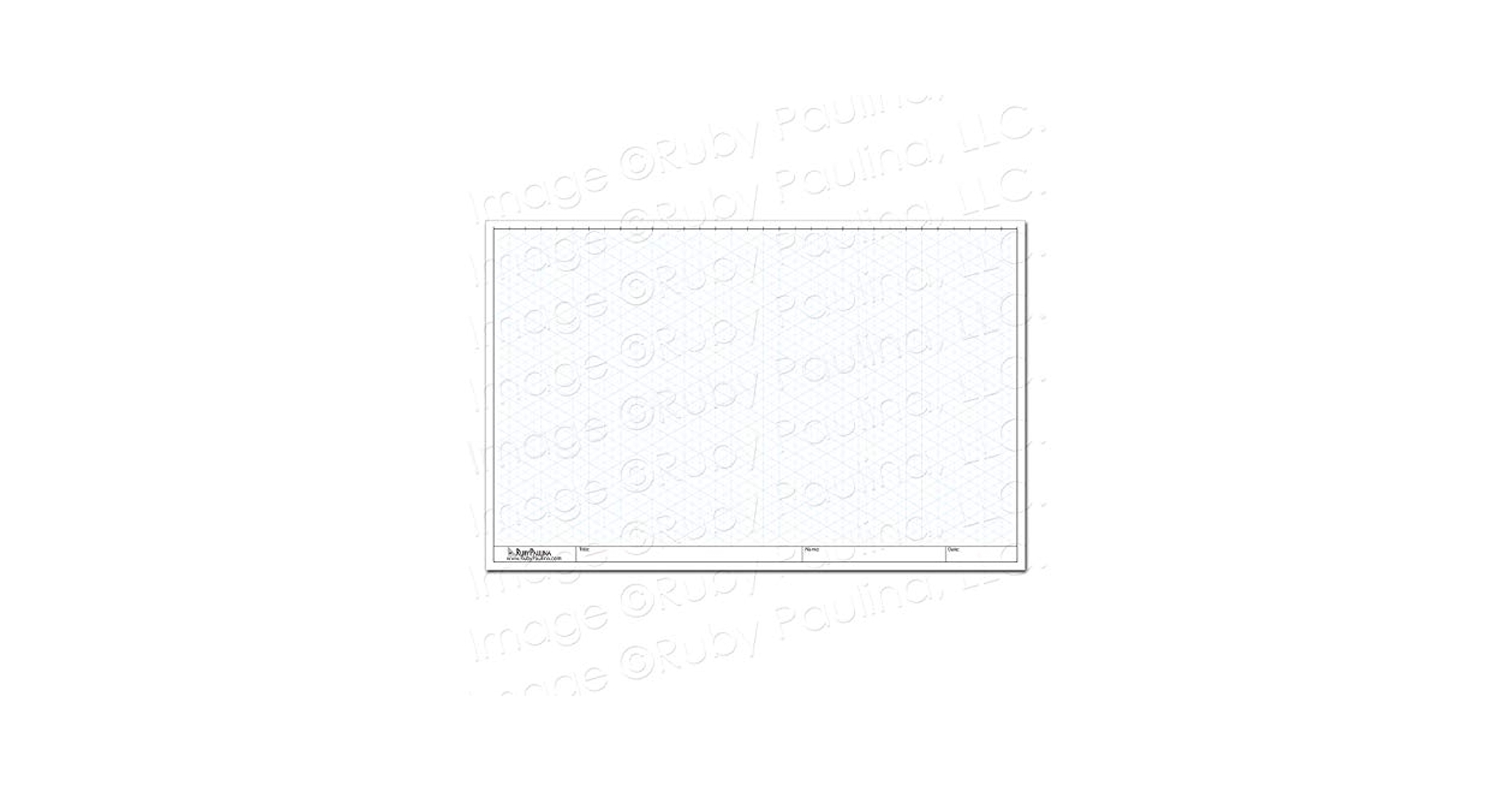 Amazon Ruby Paulina 11x17 Isometric Grid Paper 100 Loose Leaf Tabloid Size Sheets Fade Out Blue Ink 30 60 90 Degree Angles Ideal For CAD Drafting 3D Sketching Engineering And Art Office Products