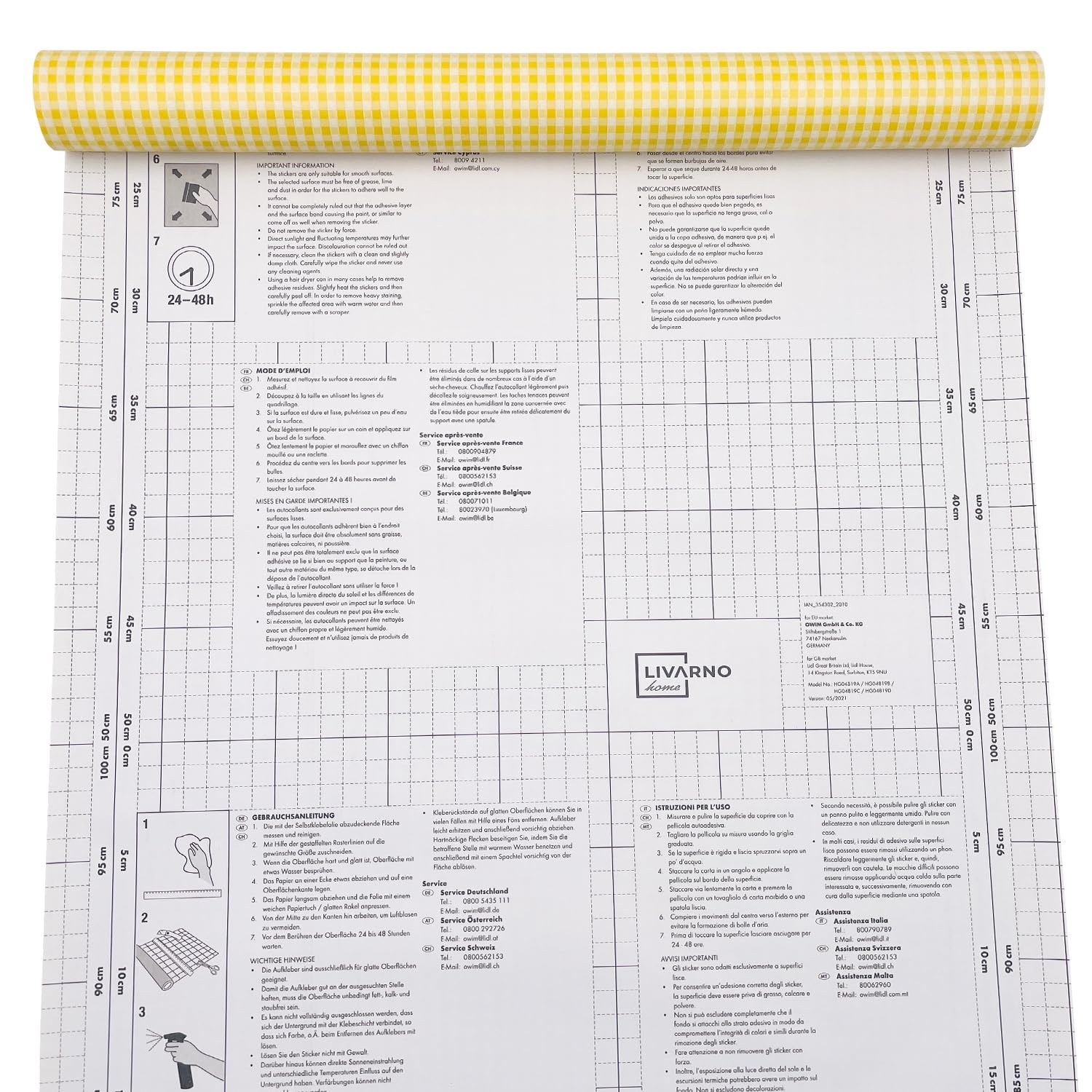 Amazon SimepleLife4U Removable Shelf Lining Paper DIY Drawer Liner 17 7 Inch By 13 Feet Yellow White Grid