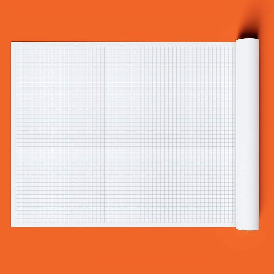 Anchor Chart Paper Geyer 36 x120 Graph Paper Roll 1 4 Blue Grid For Classroom Drafting Tabletop Gaming 1 2 Graph Paper