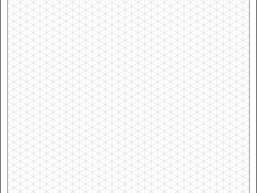 Architect Book Isometric Graph Paper Notebook For 3D Designer Math And Engineering Artists Grid