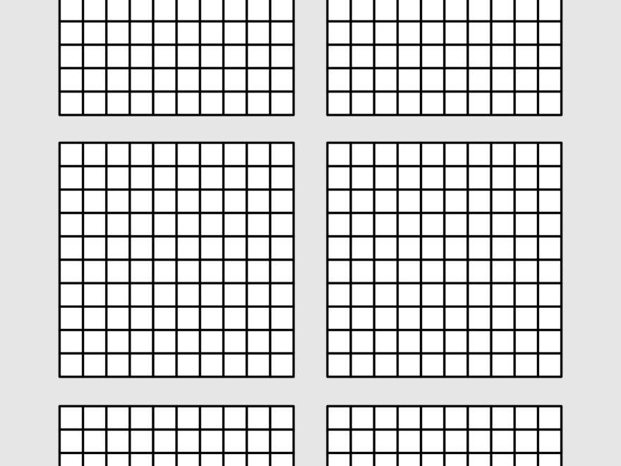 Big Graph Paper Printable Graph Paper 10 Squares Per Inch Cross Stitch TPT Large Graph Paper