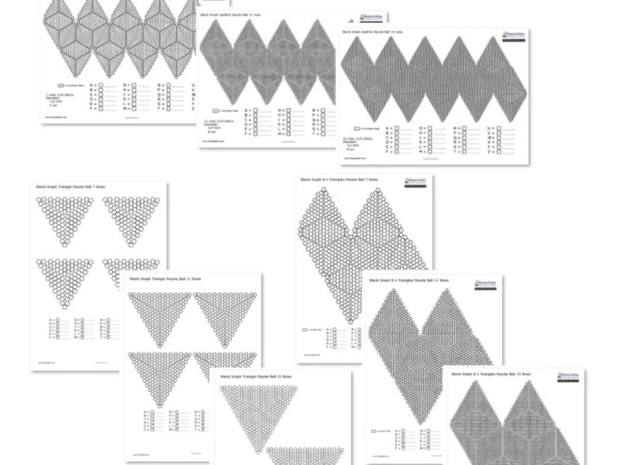 Blank Graphs PEYOTE BALL Etsy