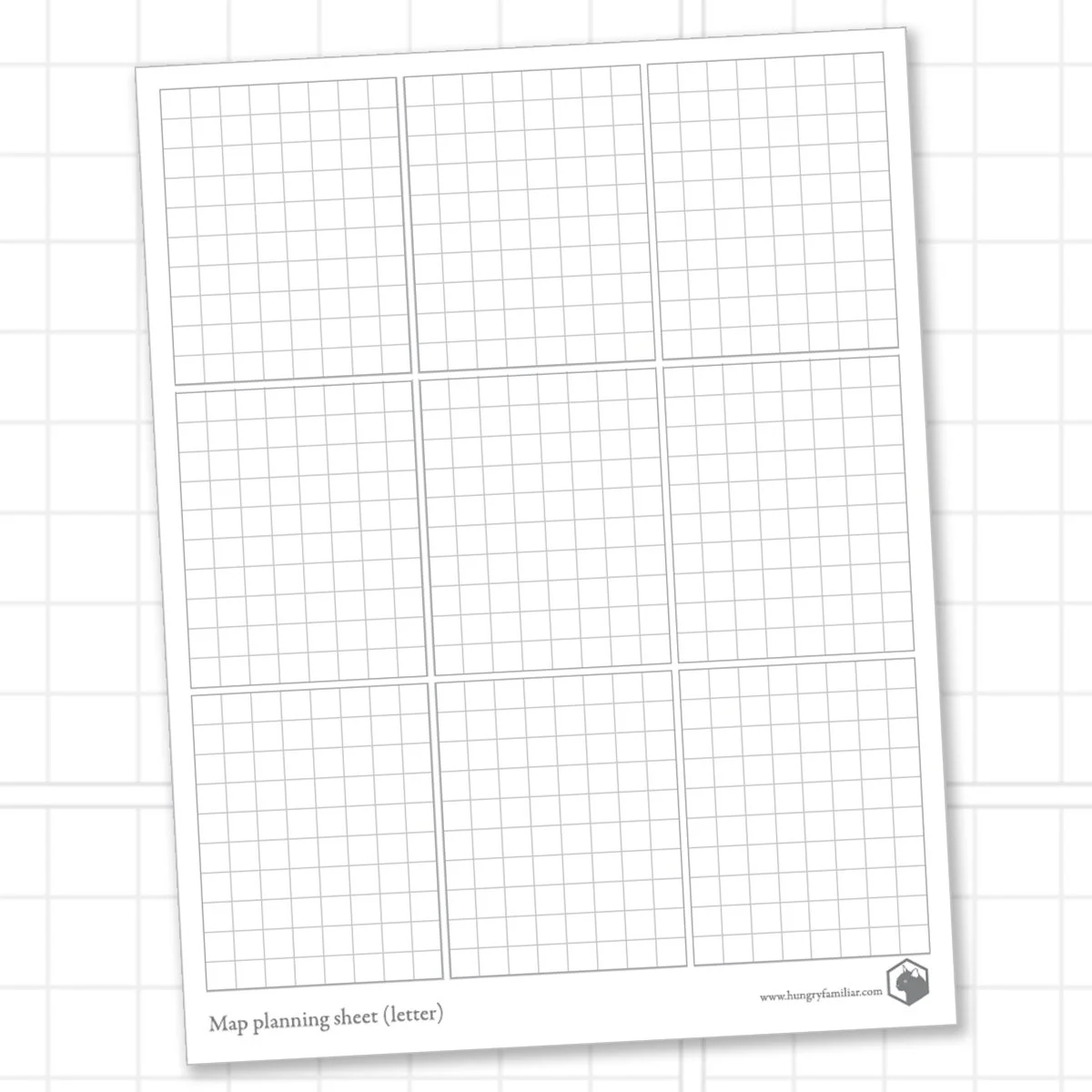 Printable Graph Paper Full Sheet 14 Count