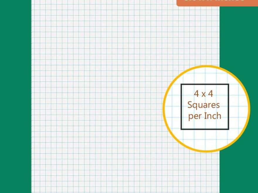 CADMUSPRO Letter 8 5 x11 Graph Paper Writing Journal 1 4 Quad Ruled Grid 50 Sheets pad 200 Pack Sturdy Cardboard Tape Staple Binding For Professionals Students 4 White 0650311093088 Amazon Office Products