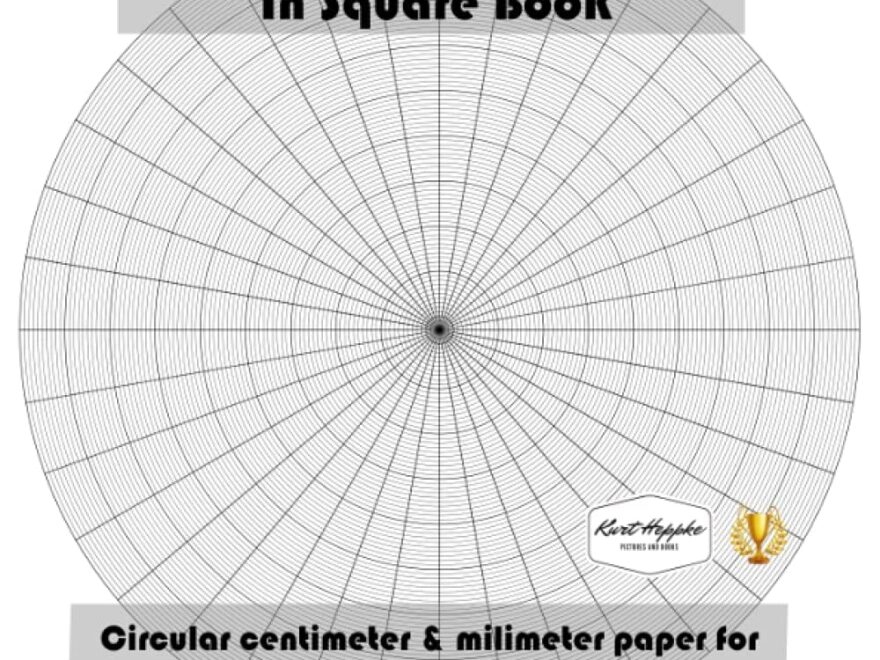 Circular Grid Graph Paper In Square Book Circular Centimeter Milimeter Paper For Technical Drawings In A Book For Drawing Fractals Spirographs Spheres And Mandala Heppke Kurt 9798545320769 Amazon Books