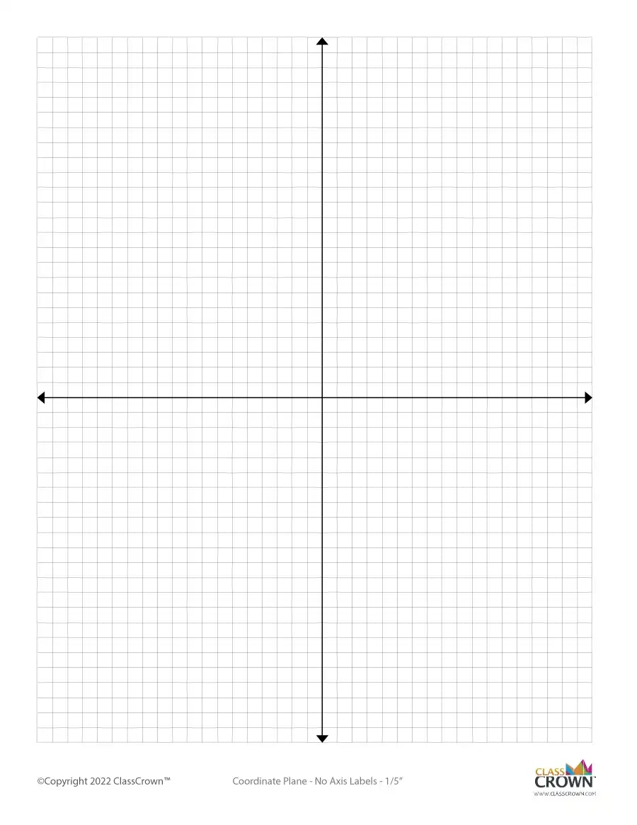 Coordinate Planes No Labels ClassCrown