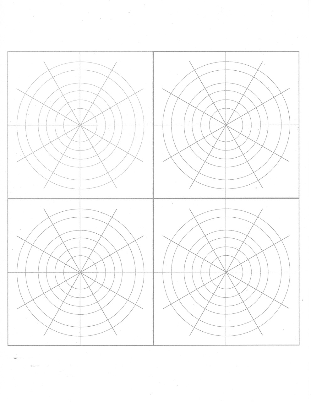 Printable Graph Paper Six Graphs Per Page