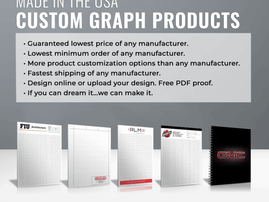 Custom Graph Paper Pads PrintPPS