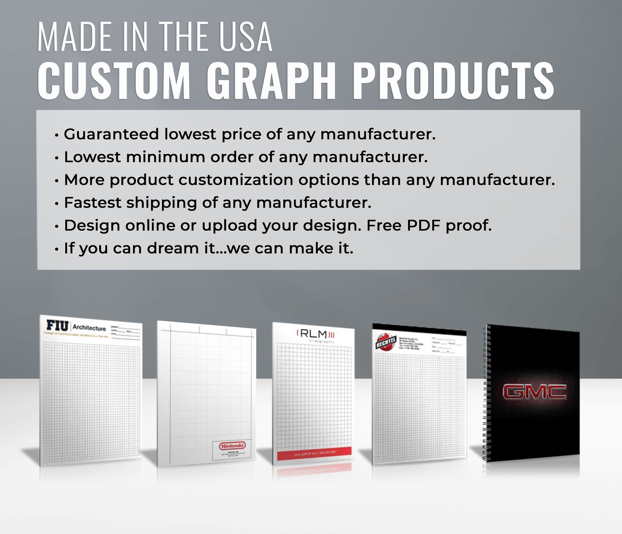 Custom Graph Paper Pads PrintPPS Custom Graph Paper Pads PrintPPS