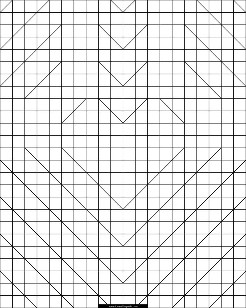 Don t Eat The Paste Heart Mosaic Less Complex Version