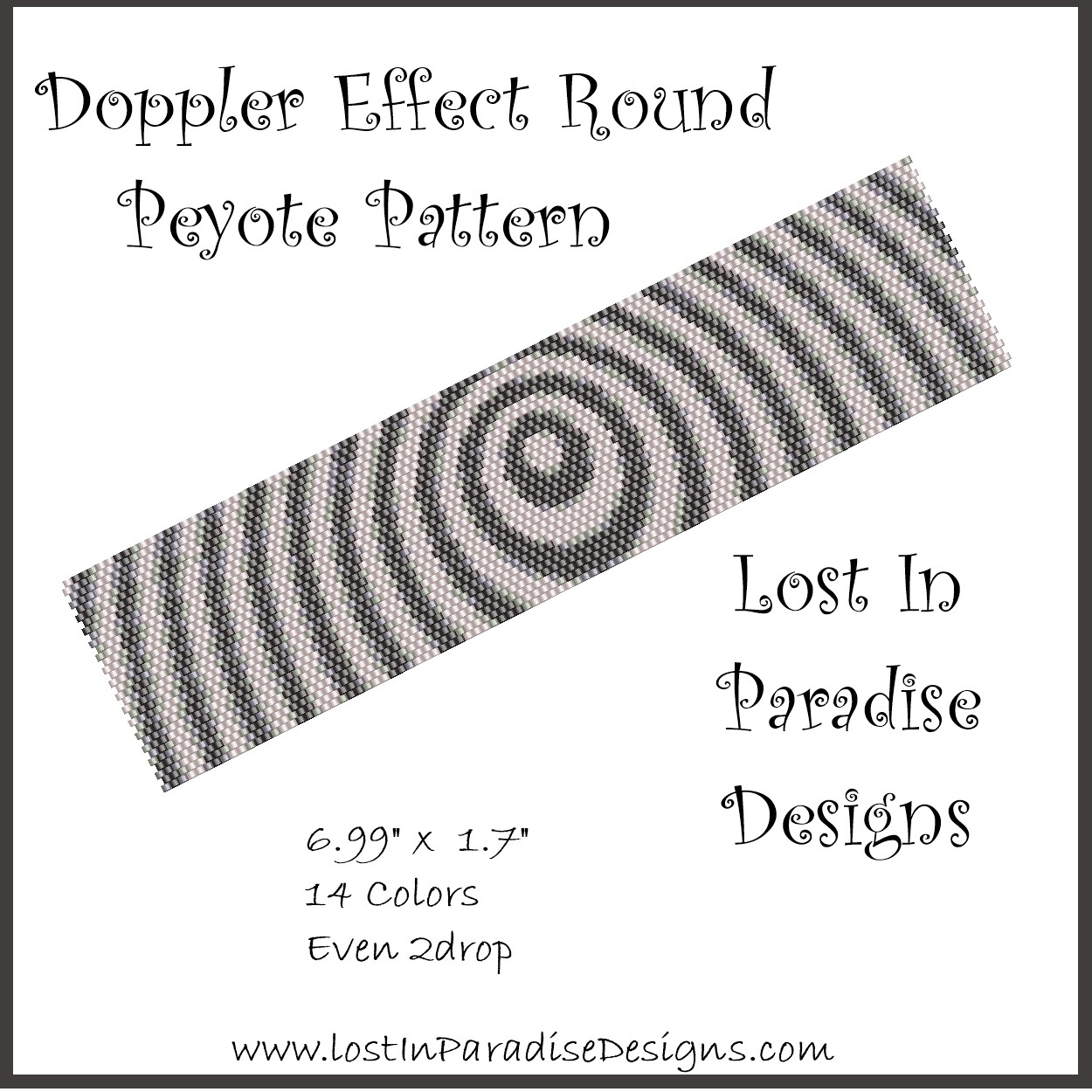 Round Peyote Graph Paper