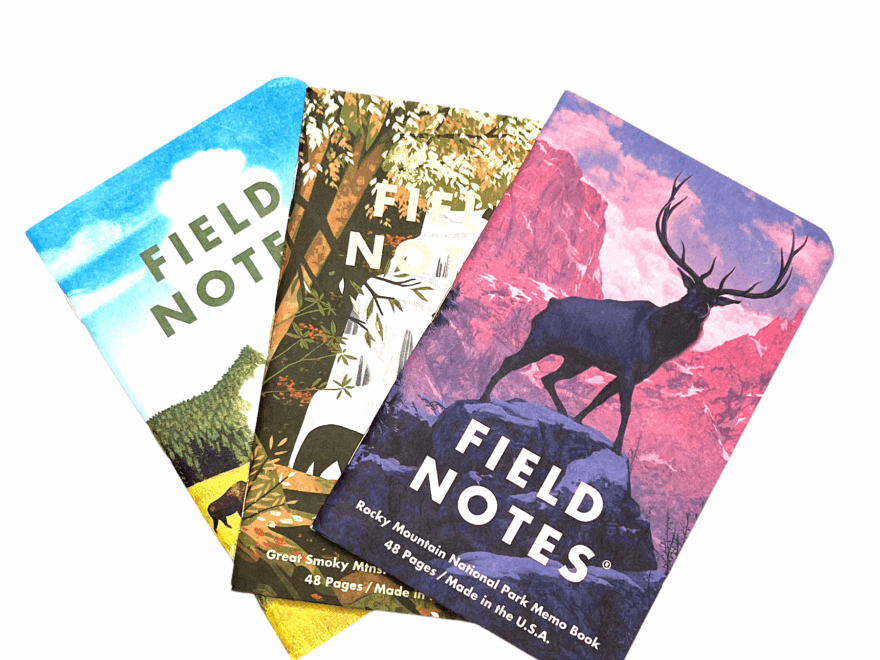 Dot Grid National Parks Limited Edition Notebooks Series B All Day Ruckoff Field Notes
