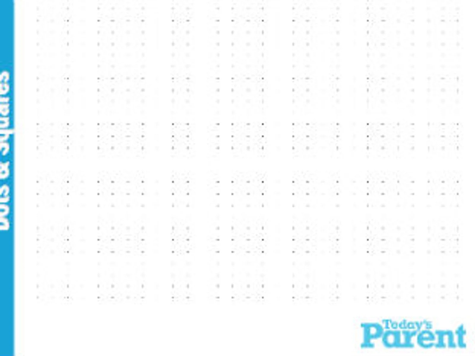 Dots And Squares Printable Today s Parent