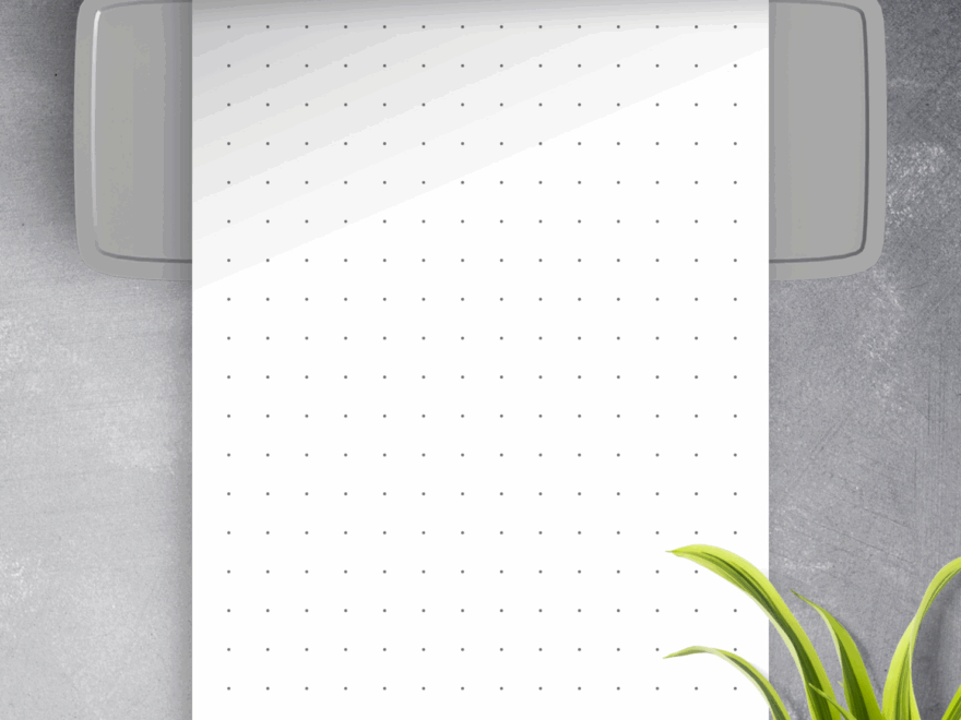 Download Printable Dot Grid Paper With 10 Mm Spacing PDF